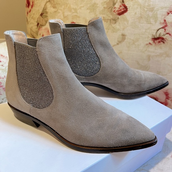 AGL Suede Chelsea Booties - Picture 6 of 7